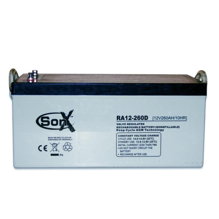 Morzart Solar Home SonX 260Ah 12V AGM Battery